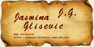 Jasmina Glišević vizit kartica